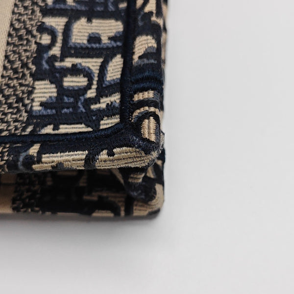 Book Tote Mini Canvas Blue