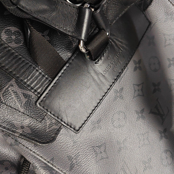 CHRISTOPHER Monogram Coated Canvas Gray