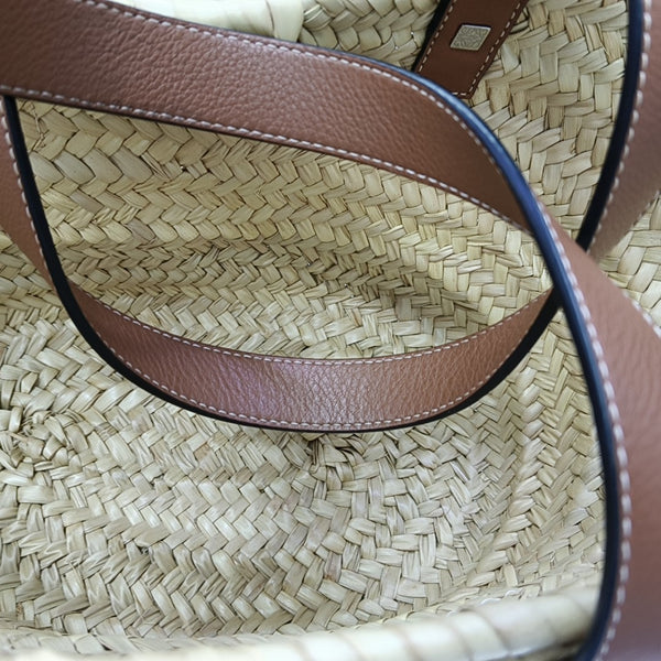 Basket Straw Beige