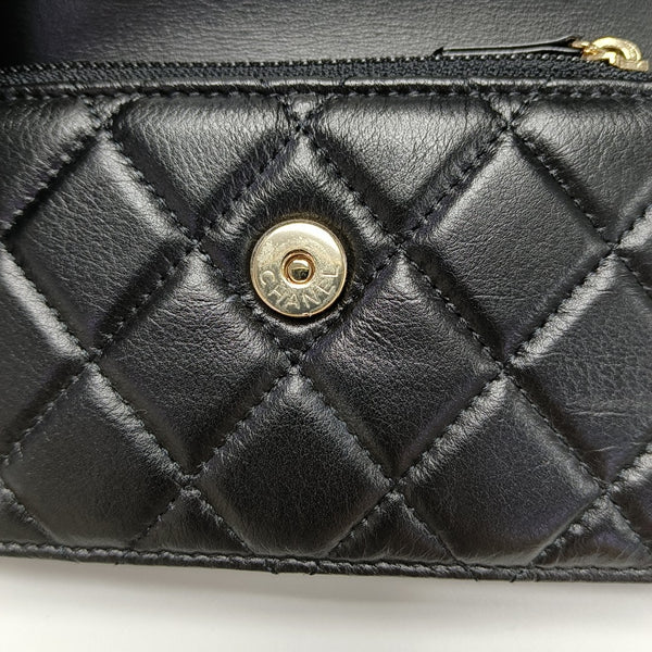WOC Quilted Calfskin Black