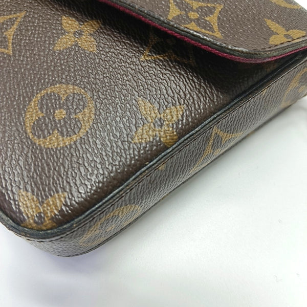 FÉLICIE Monogram Coated Canvas Brown