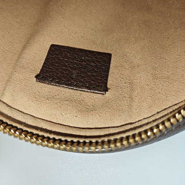 Ophidia Mini Monogram Coated Canvas Beige