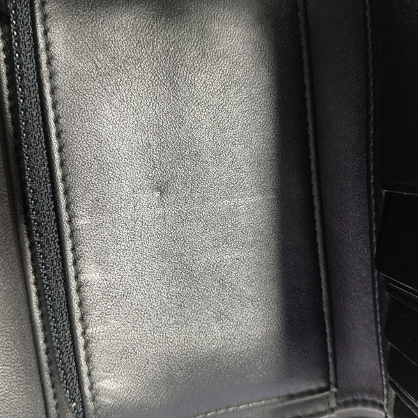 Quilted Lambskin Wallet Black