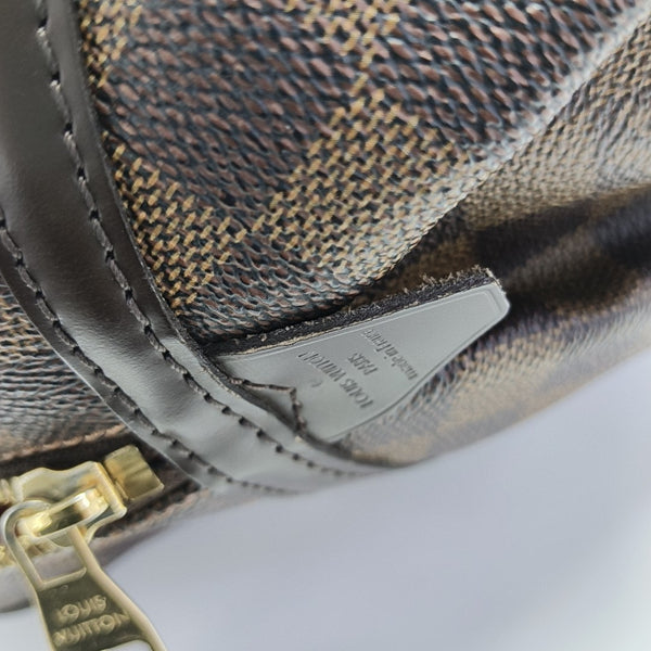 RIVINGTON Damier Ebene Coated Canvas Brown