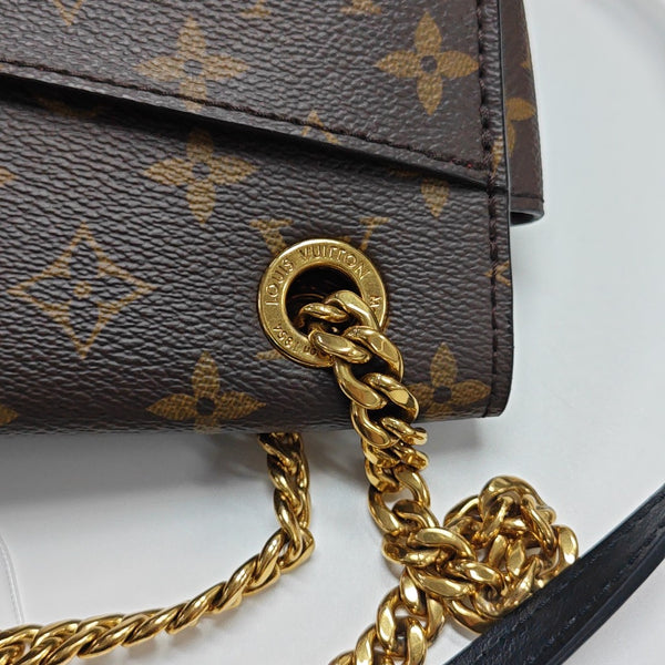 PASSY Monogram Coated Canvas Brown