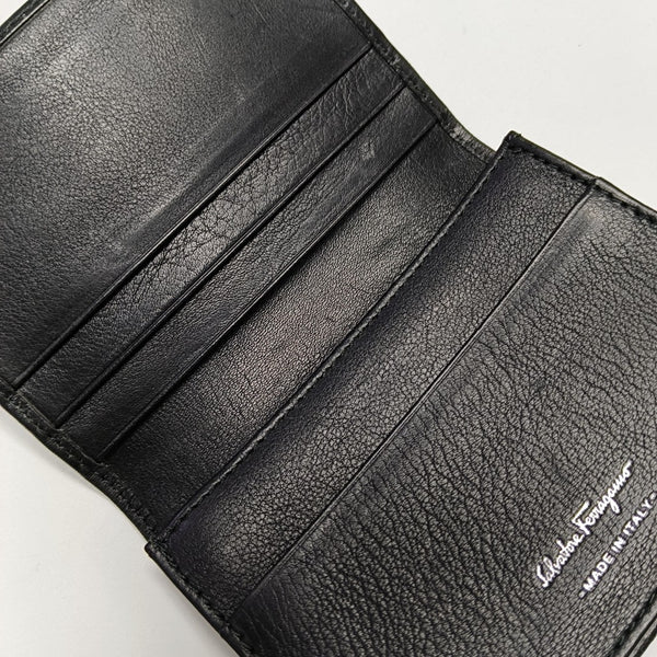 Calfskin Card Holder Black