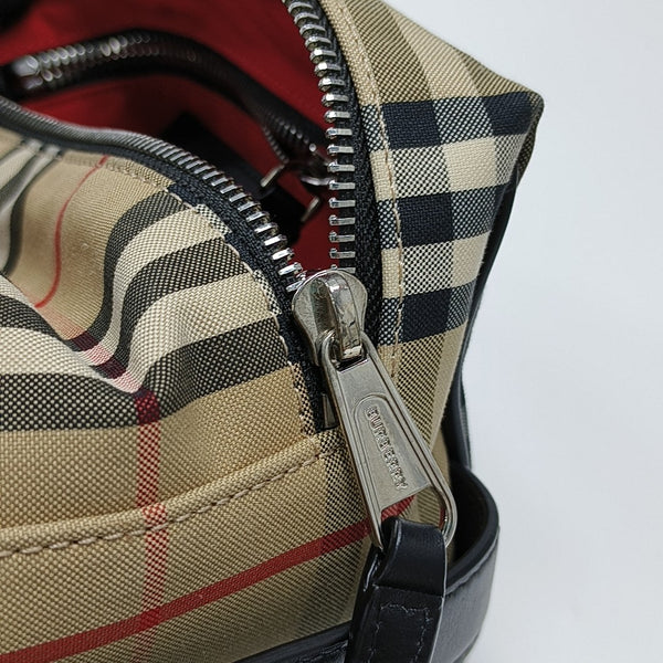 Canvas Top Handle Bag Brown