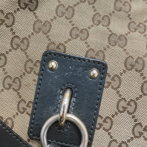 Monogram Canvas Tote Bag Beige