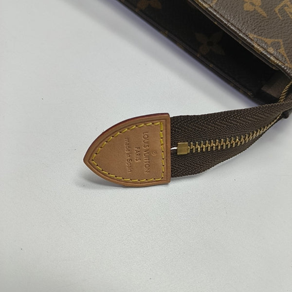 TOILET POCKET 26 Monogram Coated Canvas Brown