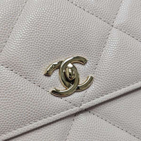 Quilted Grained Calfskin Backpack Pink