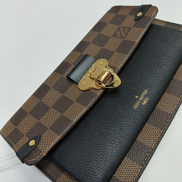 VAVIN Damier Ebene Coated Canvas Brown
