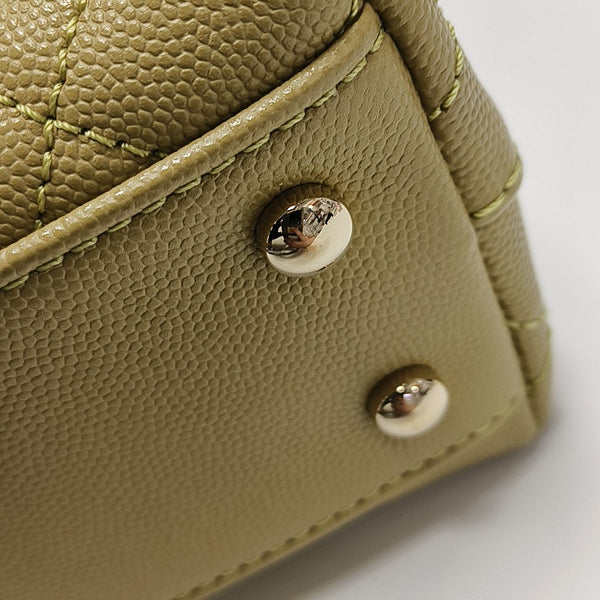 COCO HANDLE Small Grained Calfskin Green