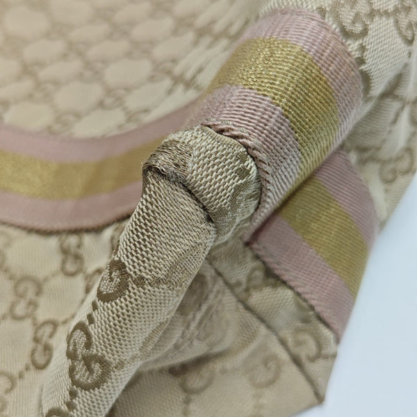 Monogram Canvas Tote Bag Beige