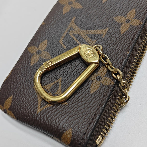 Monogram Coated Canvas Coin Purse Brown