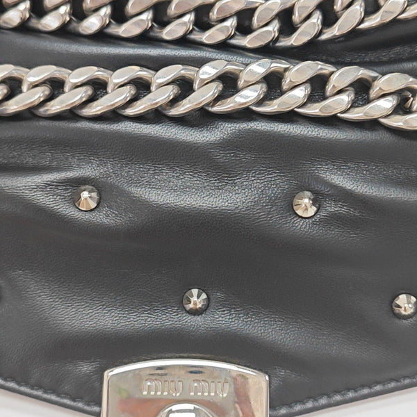 Lambskin Shoulder Bag Black