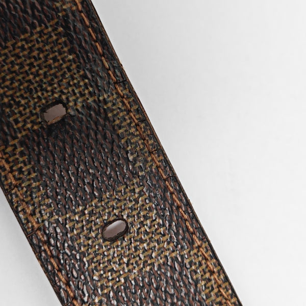 Coated Canvas Belt Brown