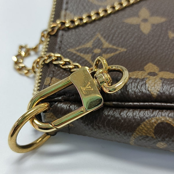 ACCESSOIRES Mini Monogram Coated Canvas Brown