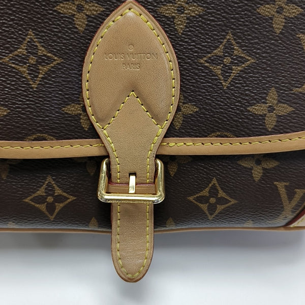 DIANE Monogram Coated Canvas Brown
