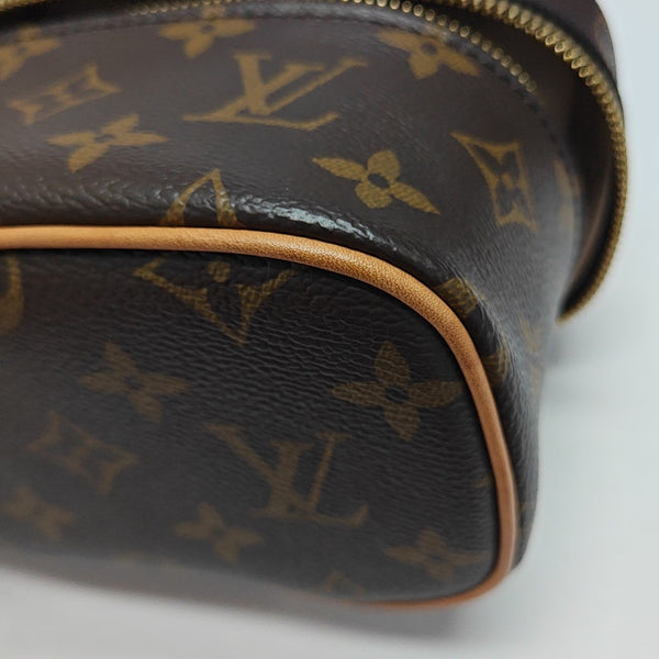 NICE Super Mini Monogram Coated Canvas Brown