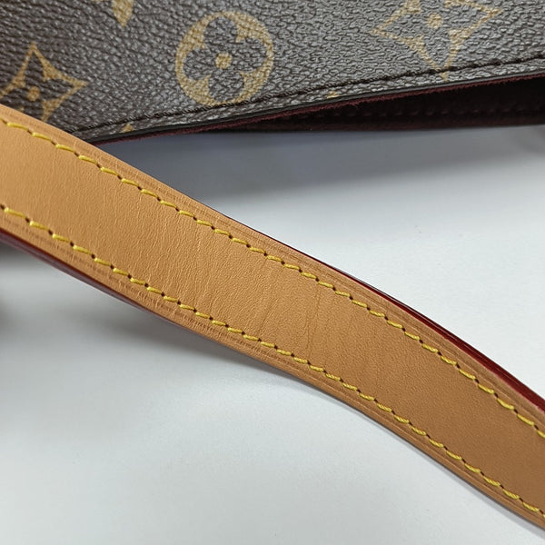 ALL IN BB Monogram Coated Canvas Brown