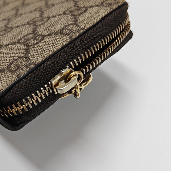 Monogram Coated Canvas Wallet Beige