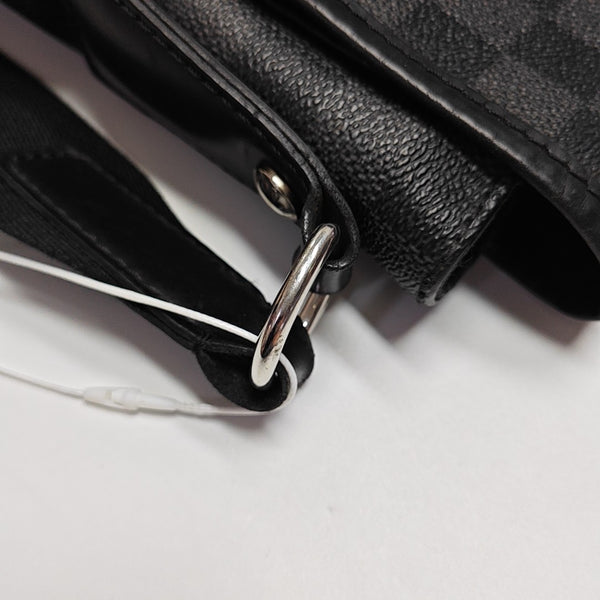 DANIEL MM Damier Graphite Coated Canvas Gray