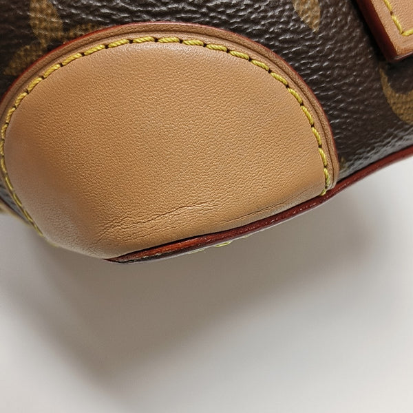 NOÉ Mini Monogram Coated Canvas Brown