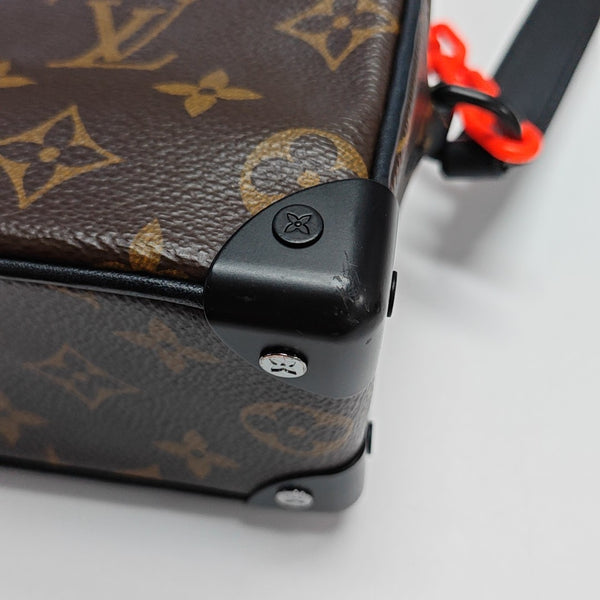 SOFT TRUNK Mini Monogram Coated Canvas Brown