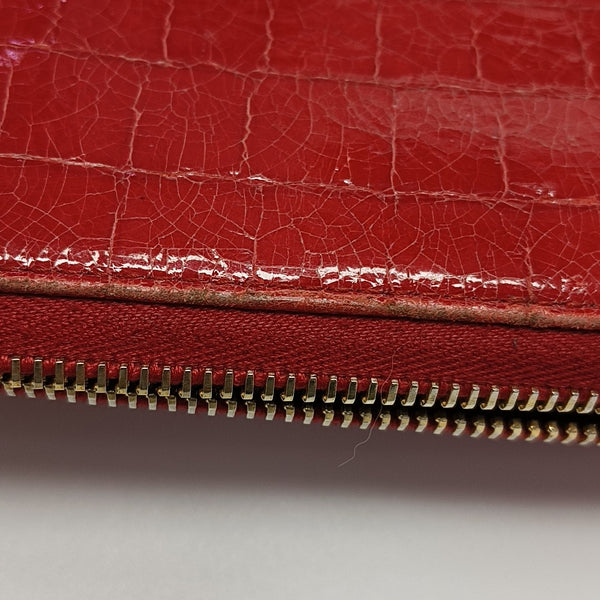 Calfskin Wallet Red