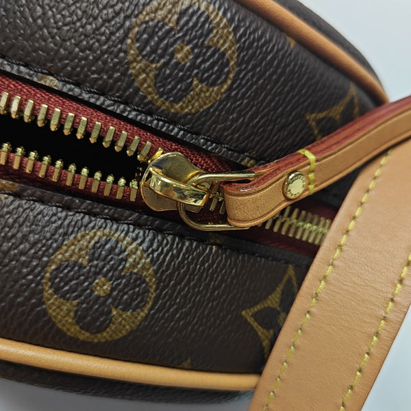 BOITE CHAPEAU PM Monogram Coated Canvas Brown