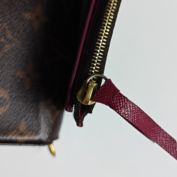 Félicie Monogram Lona Revestida Marrón