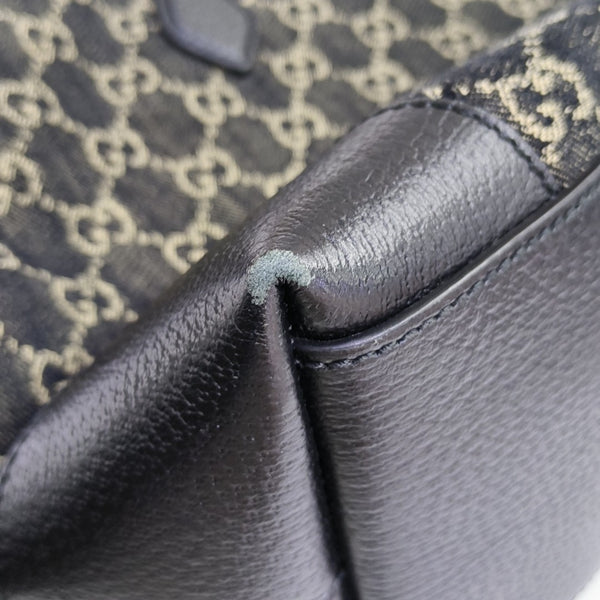 Ophidia Medium Monogram Denim Black