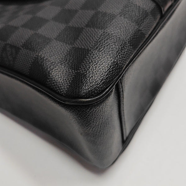 TADAO PM Damier Graphite Coated Canvas Gray