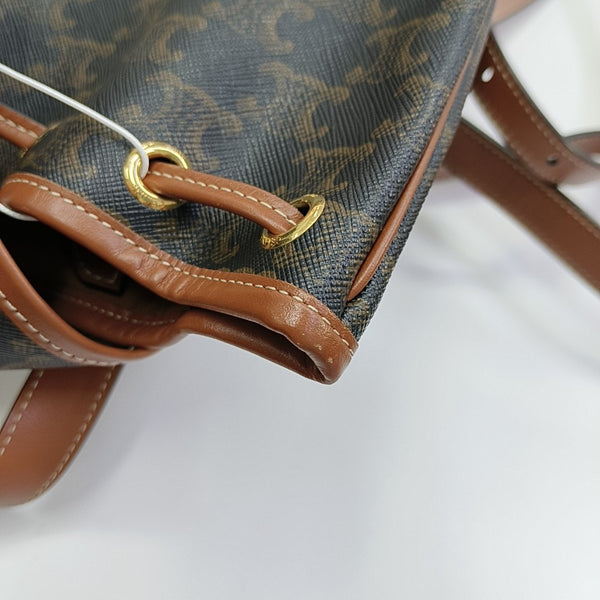TRIOMPHE Mini Coated Canvas Brown