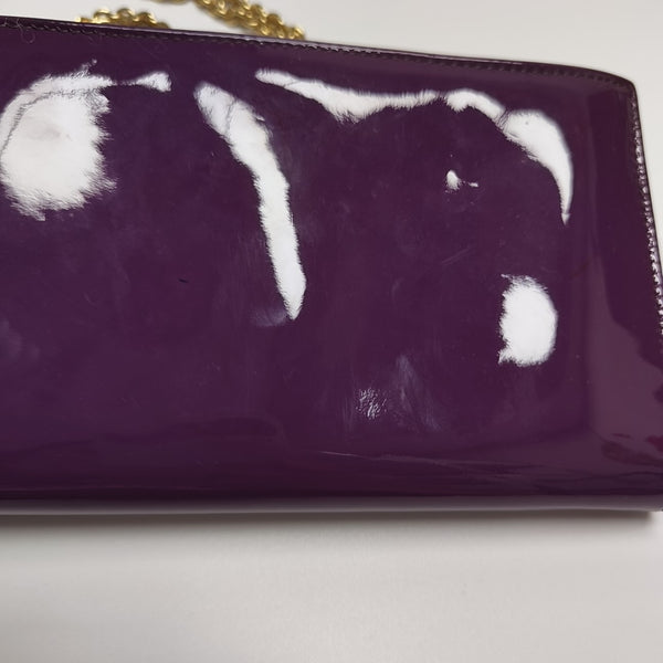Calfskin Shoulder Bag Purple