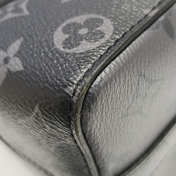 KEEPALL Monogram Coated Canvas Black