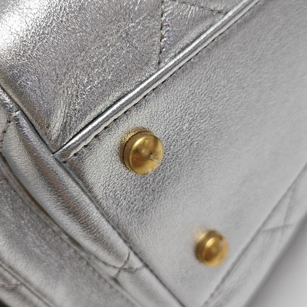 Quilted Calfskin Silver