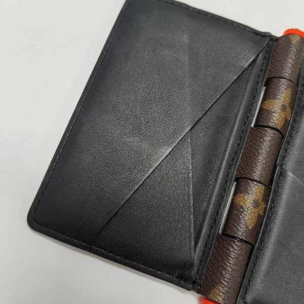 Monogram Coated Canvas Card Holder Mini Brown