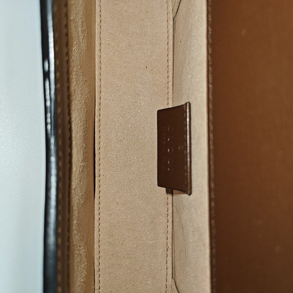 Horsebit 1955 Mini Monogram Coated Canvas Beige