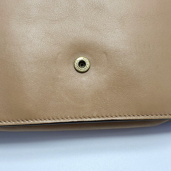 Authenticated pre-owned Interlocking G Calfskin Beige - Crossbody Bag at Looply