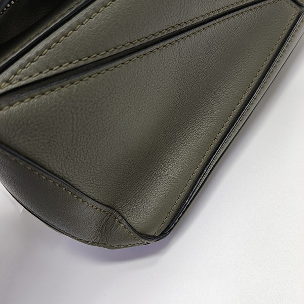 Puzzle Mini Calfskin Green