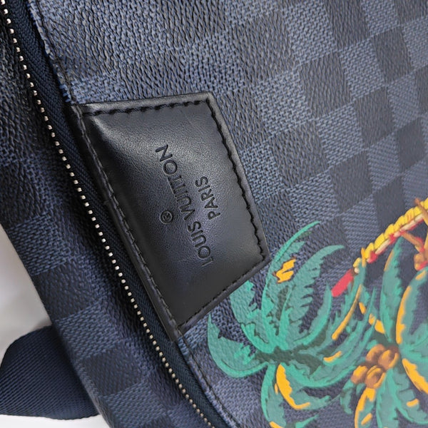 APOLLO Damier Coated Canvas Blue