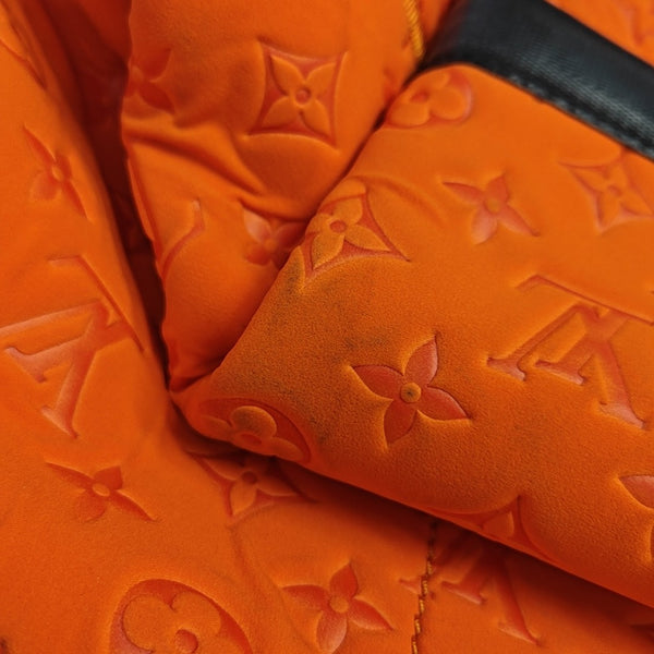 Monogram Fabric Tote Bag Orange