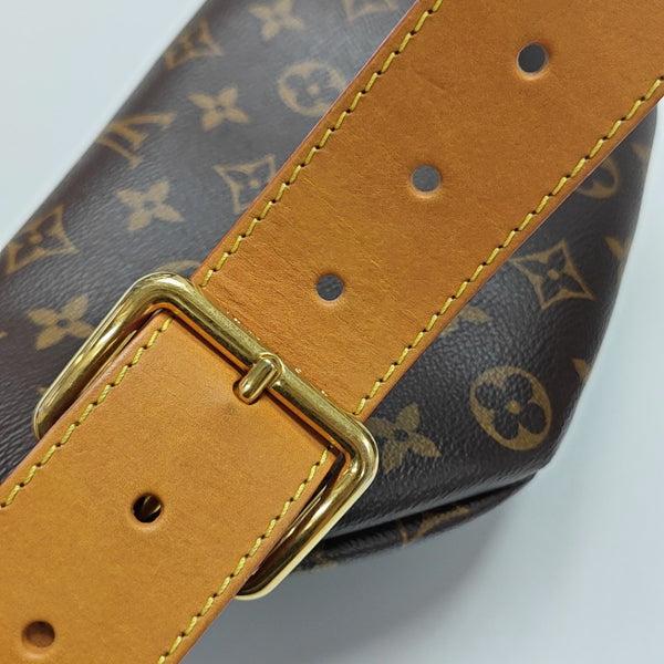 RUSH Monogram Coated Canvas Brown