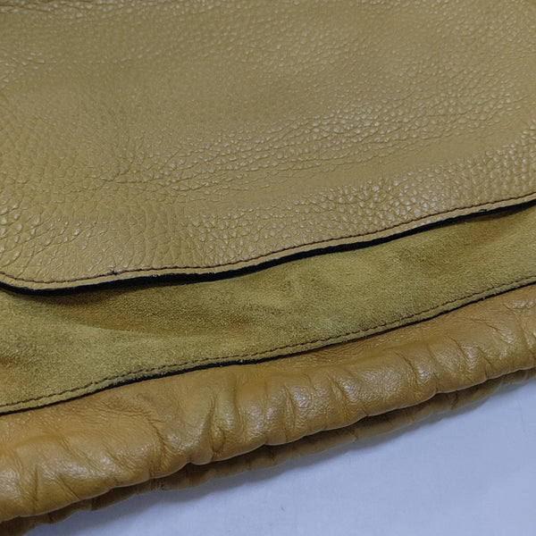 Calfskin Shoulder Bag Yellow