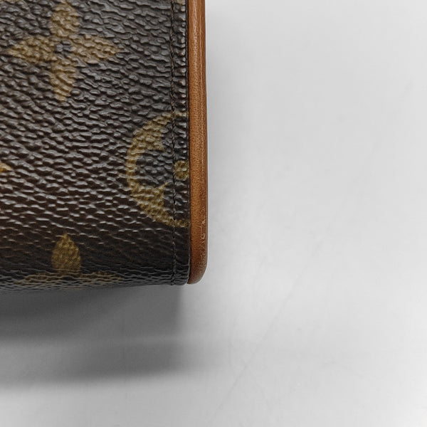 FLORENTINE Monogram Coated Canvas Brown
