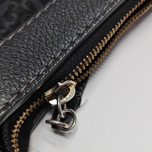 Monogram Canvas Shoulder Bag Black