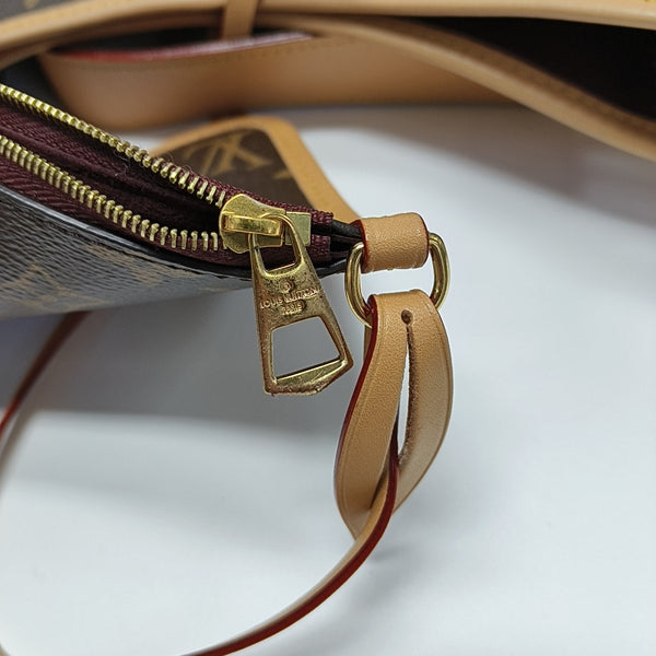 CARRYALL PM Monogram Coated Canvas Brown