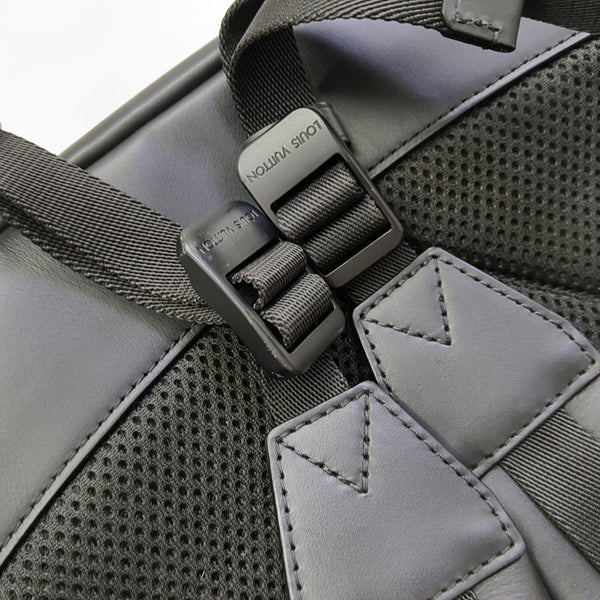 CHRISTOPHER Monogram Coated Canvas Black