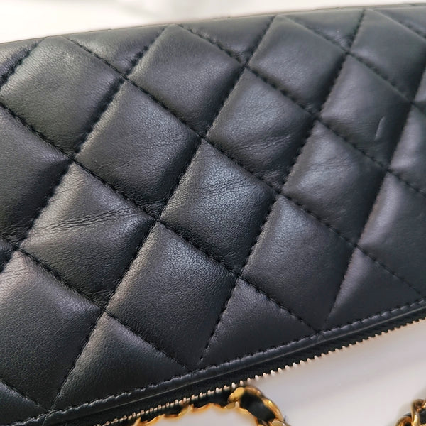 Quilted Lambskin Black
